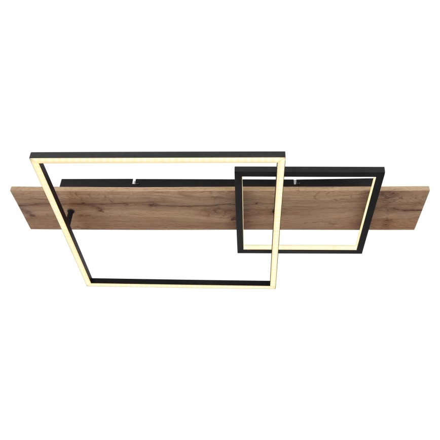 Globo 67289D1 - LED griestu gaismeklis VANNI LED/24W/230V 40x75 cm brūns/melns