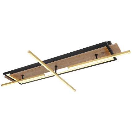 Globo 67296D2 - LED griestu gaismeklis BEATRIX LED/48W/230V 60,5x100 cm brūns