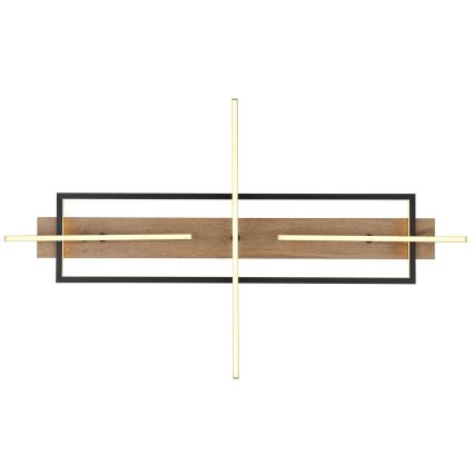 Globo 67296D2 - LED griestu gaismeklis BEATRIX LED/48W/230V 60,5x100 cm brūns