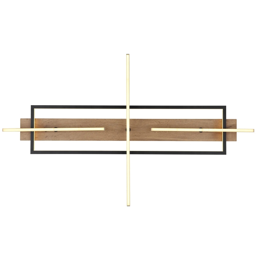 Globo 67296D2 - LED griestu gaismeklis BEATRIX LED/48W/230V 60,5x100 cm brūns