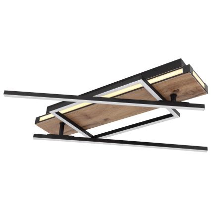 Globo 67299D3 - LED griestu gaismeklis COLLI LED/40W/230V 88x120 cm bēšs/melns