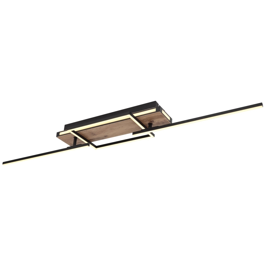 Globo 67299D3 - LED griestu gaismeklis COLLI LED/40W/230V 88x120 cm bēšs/melns