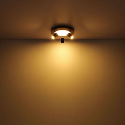 Globo - LED Starmetis 3xGU10/5W/230V + LED/15W/230V