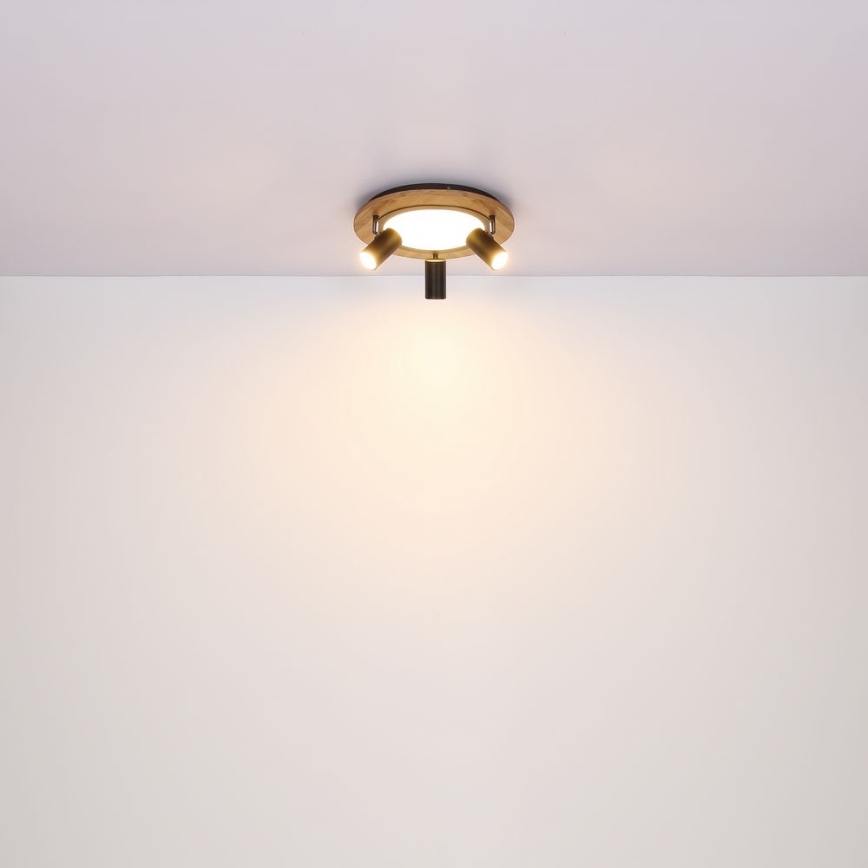 Globo - LED Starmetis 3xGU10/5W/230V + LED/15W/230V