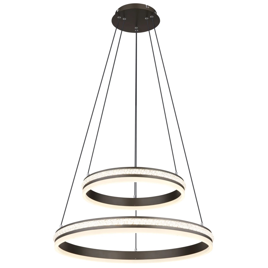 Globo - LED Aptumšojama lustra ar auklu LED/60W/230V 2700K-6000K + tālvadības pults