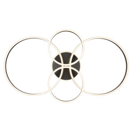 Globo - LED griestu lampa LED/39W/230V 2700/4500/6500K 106x60 cm antracīts