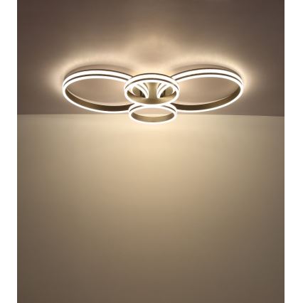Globo - LED griestu lampa LED/39W/230V 2700/4500/6500K 106x60 cm antracīts