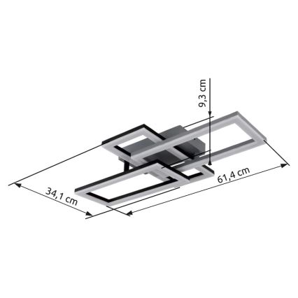 Globo - LED Griestu lampa LED/24W/230V