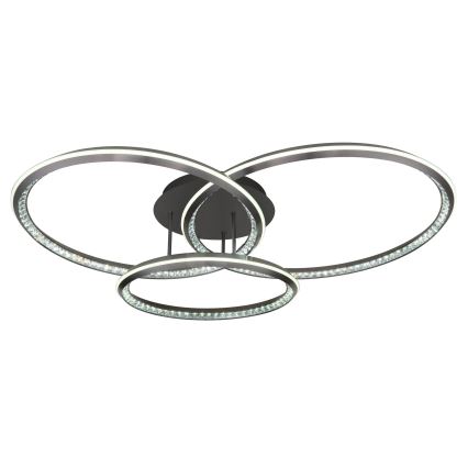 Globo - LED regulējama griestu lampa LED/72W/230V 2700-6000K 109,5x80,5 cm + tālvadības pults