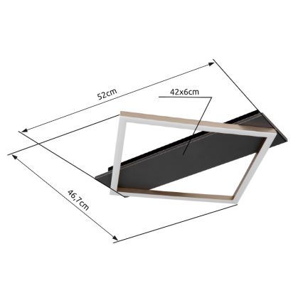 Globo - LED Griestu lampa LED/18W/230V
