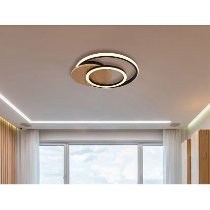 Globo - LED Griestu lampa LED/24W/230V melna