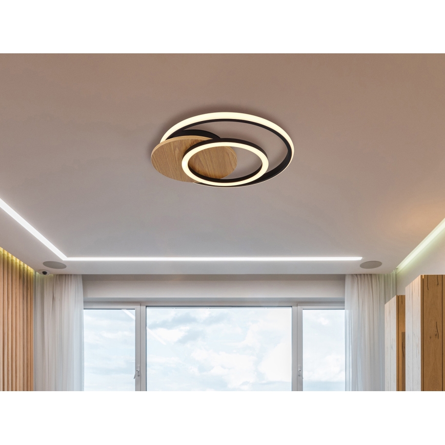 Globo - LED Griestu lampa LED/24W/230V melna