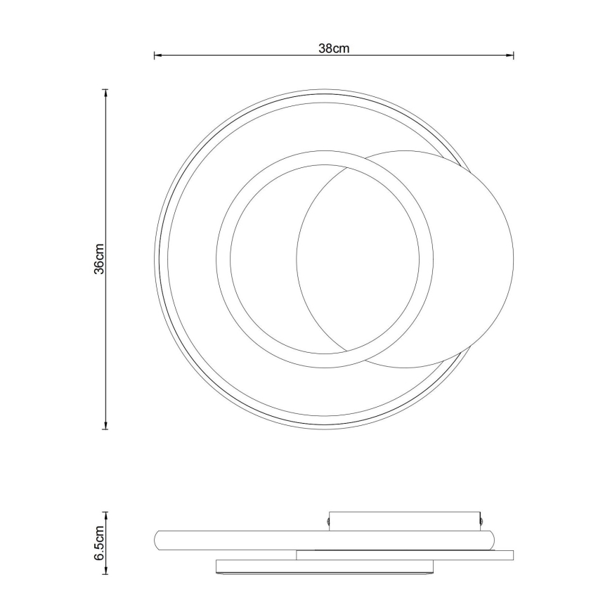 Globo - LED Griestu lampa LED/24W/230V