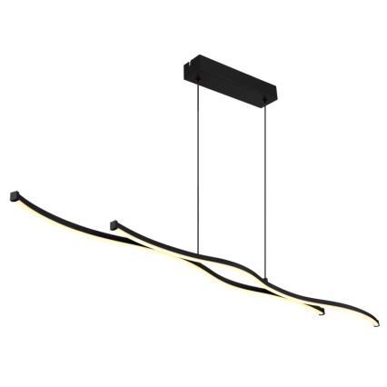 Globo - LED Lustra ar auklu LED/30W/230V 3000K melna