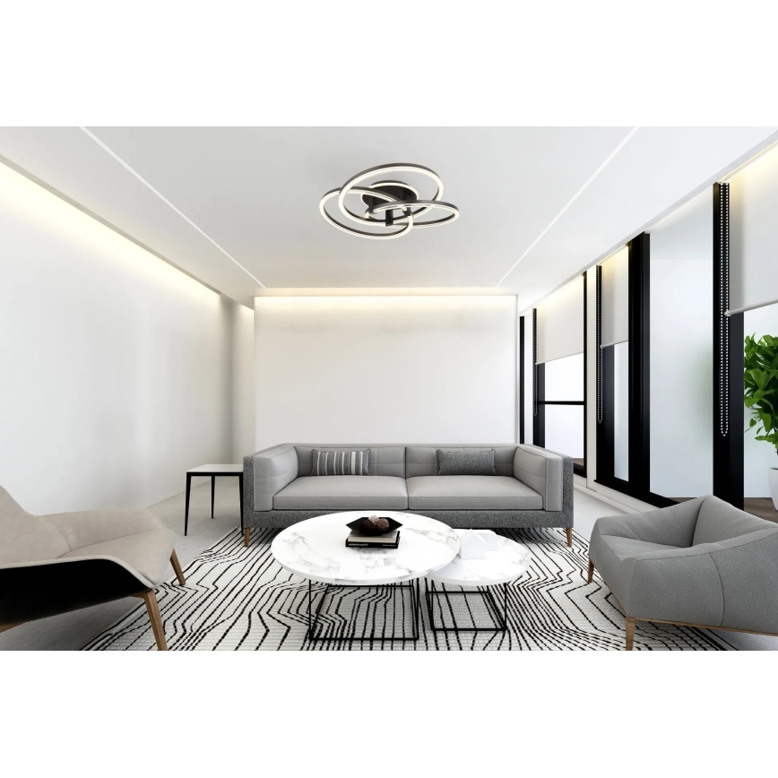 Globo - LED aptumšojams griestu gaismeklis LED/75W/230V 2700-6000K Ø 78 cm + tālvadības pults