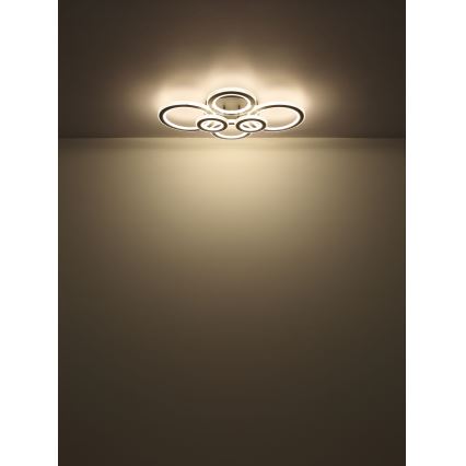 Globo - LED regulējams griestu gaismeklis LED/60W/230V 2700-6000K 56x78 cm antracīts + tālvadības pults