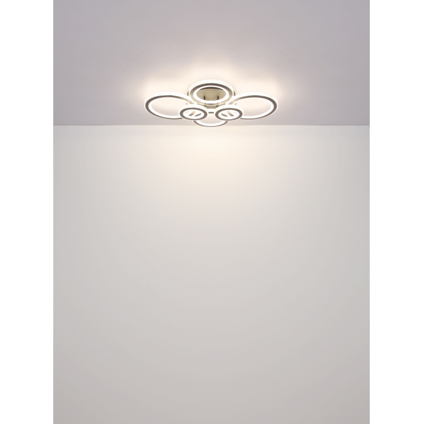 Globo - LED regulējams griestu gaismeklis LED/60W/230V 2700-6000K 56x78 cm antracīts + tālvadības pults