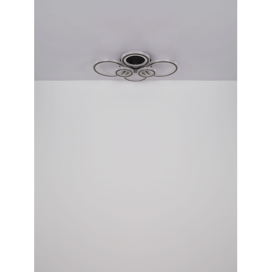 Globo - LED regulējams griestu gaismeklis LED/60W/230V 2700-6000K 56x78 cm antracīts + tālvadības pults