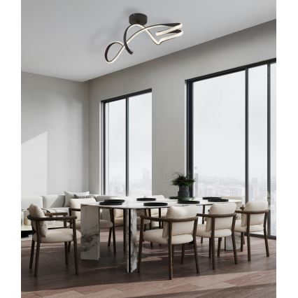 Globo - LED Virsapmetuma lustra LED/30W/230V melna