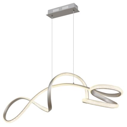 Globo - LED Lustra ar auklu LED/40W/230V matēts hroms