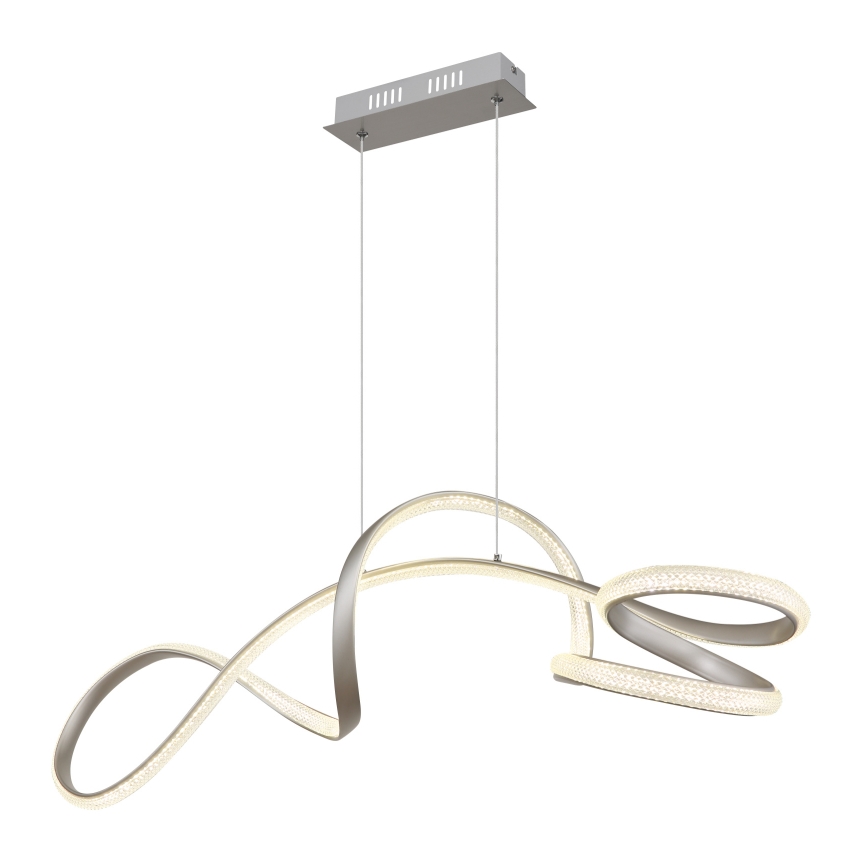 Globo - LED Lustra ar auklu LED/40W/230V matēts hroms