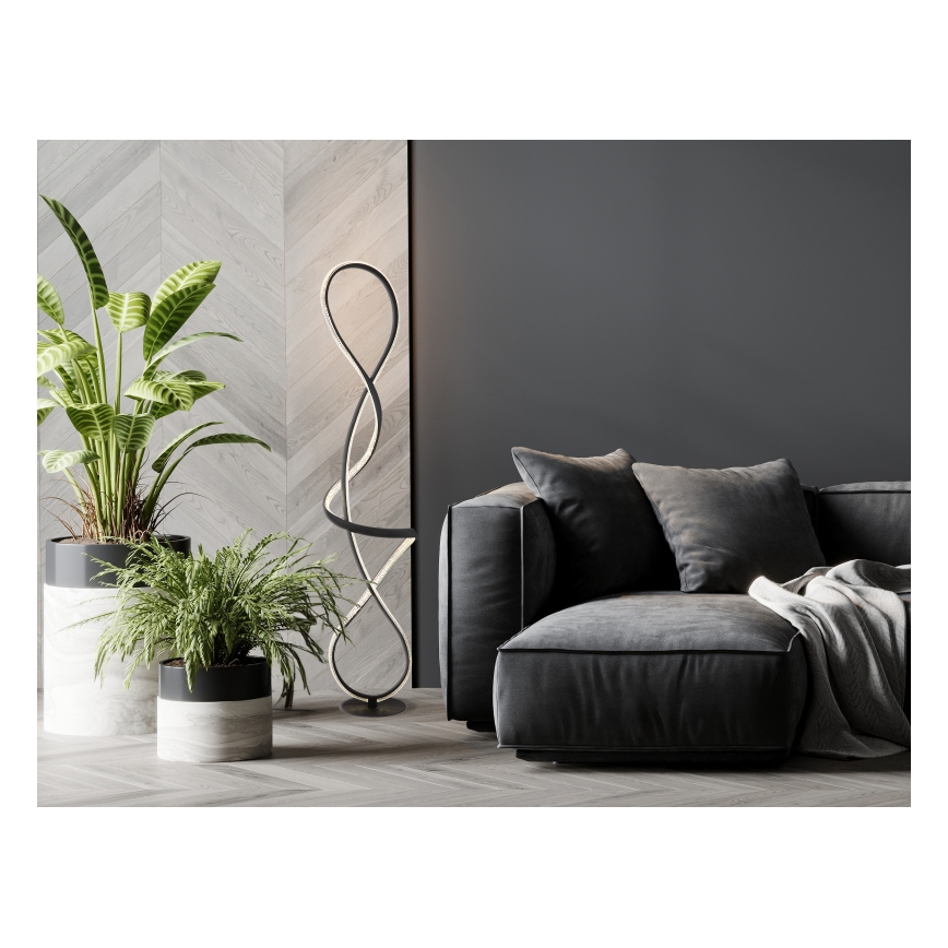 Globo - LED Grīdas stāvlampa LED/36W/230V melna