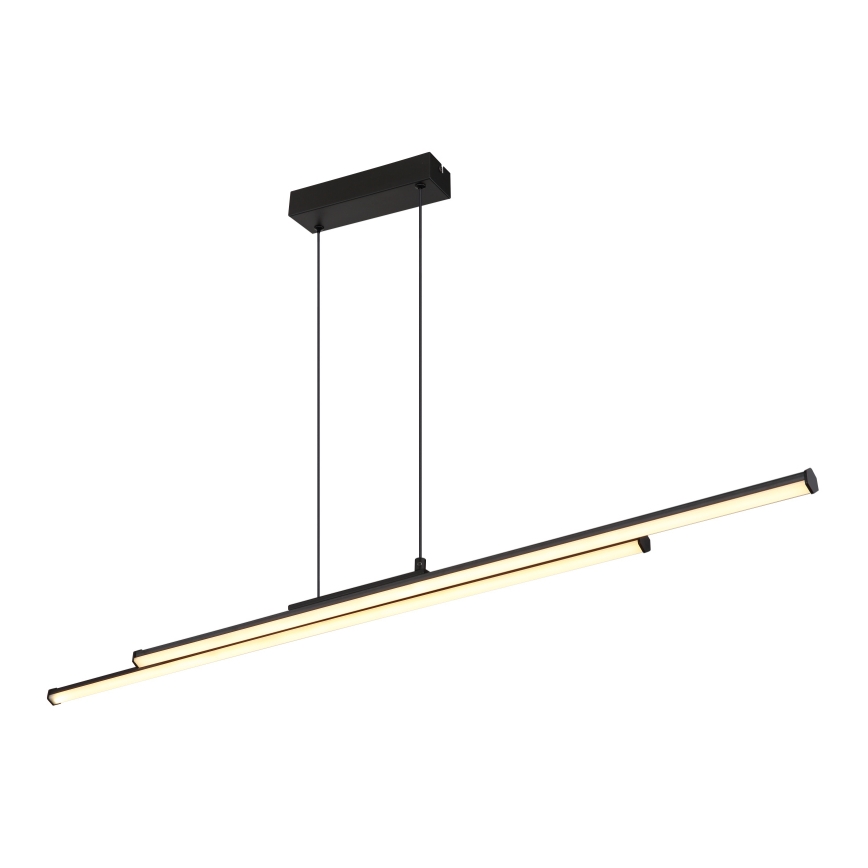 Globo - LED Lustra ar auklu LED/24W/230V 3000K melna