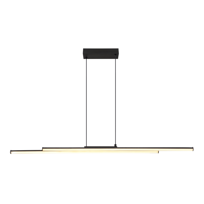 Globo - LED Lustra ar auklu LED/24W/230V 3000K melna