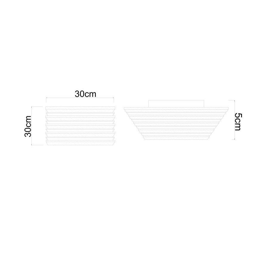 Globo - LED griestu gaismeklis LED/15W/230V 3000K 30x30 cm