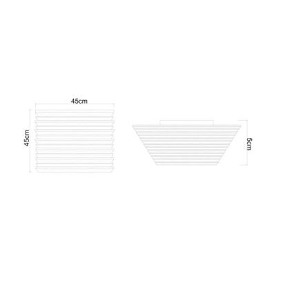 Globo - LED griestu gaismeklis LED/30W/230V 3000K 45x45 cm