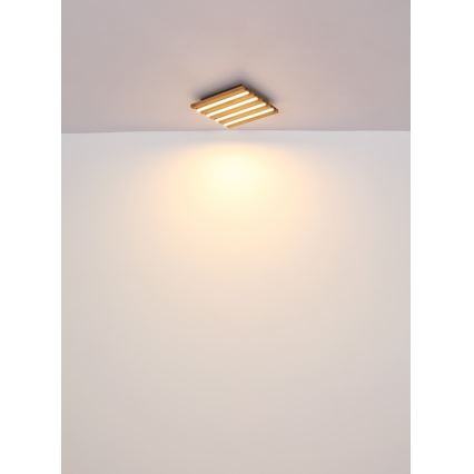 Globo - LED Griestu lampa LED/30W/230V 3000K 45x45 cm koks