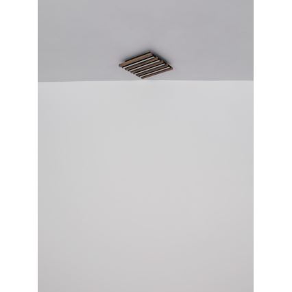 Globo - LED Griestu lampa LED/30W/230V 3000K 45x45 cm koks