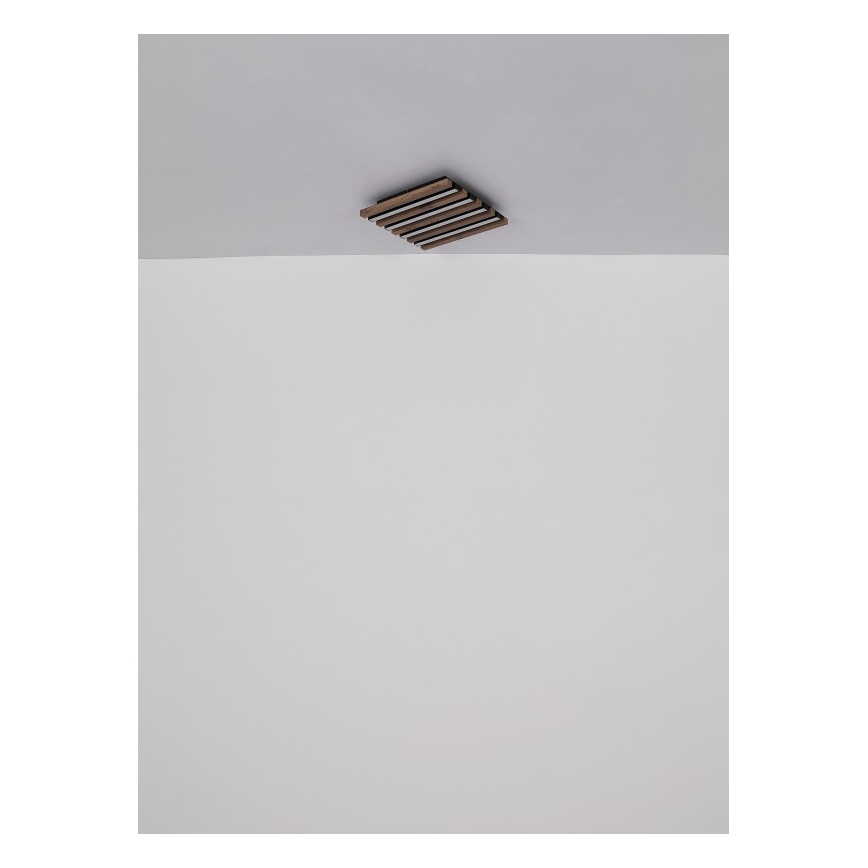 Globo - LED Griestu lampa LED/30W/230V 3000K 45x45 cm koks