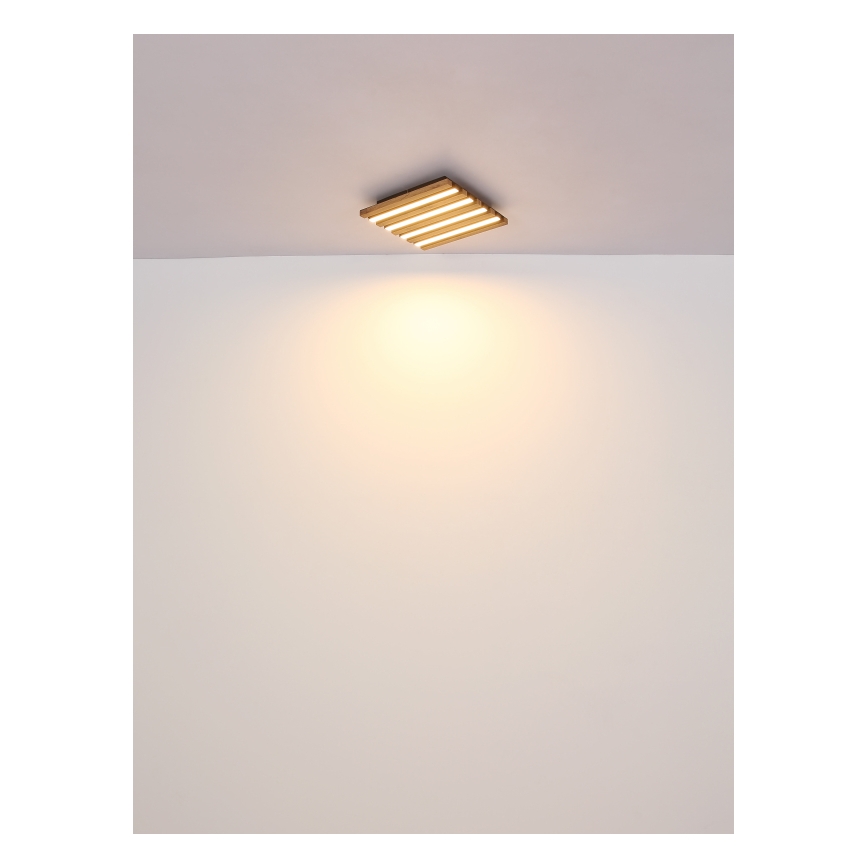 Globo - LED Griestu lampa LED/30W/230V 3000K 80x20 cm koks