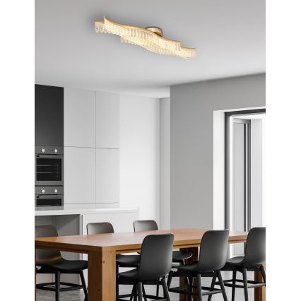 Globo - LED Griestu lampa LED/35W/230V 3200K 18x108 cm zelta