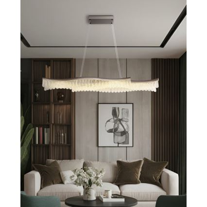 Globo - LED Lustra ar auklu LED/35W/230V 3200K matēts hroms