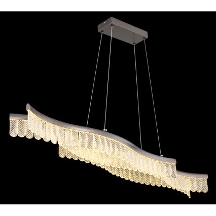 Globo - LED Lustra ar auklu LED/35W/230V 3200K matēts hroms