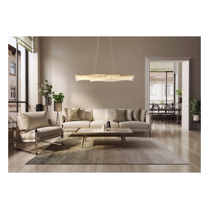 Globo - LED Lustra ar auklu LED/35W/230V 3200K zelta