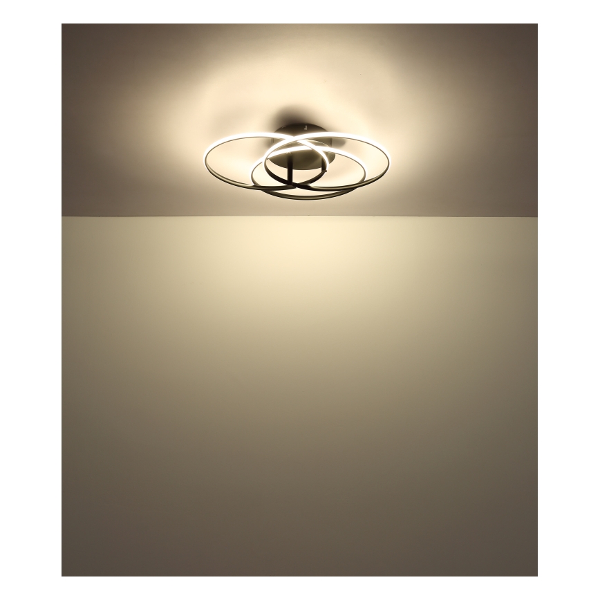 Globo - LED Griestu lampa LED/40W/230V 4000K d. 45,6 cm melna
