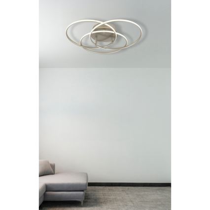 Globo - LED Griestu lampa LED/40W/230V 4000K d. 45,6 cm matēts hroms