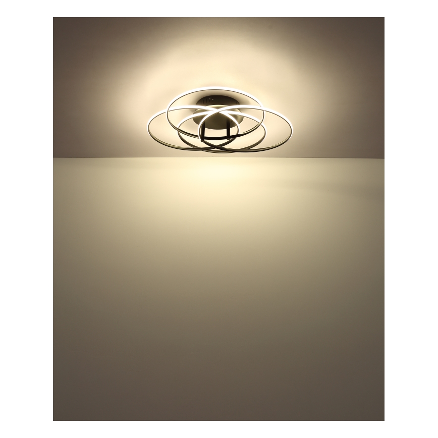 Globo - LED Griestu lampa LED/55W/230V 4000K d. 51,5 cm melna