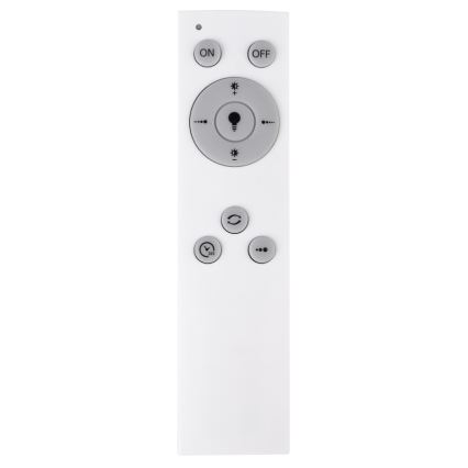 Globo - regulējama LED griestu lampa LED/40W/230V 2700-6500K 32,5x87,5 cm brūna/melna + tālvadība