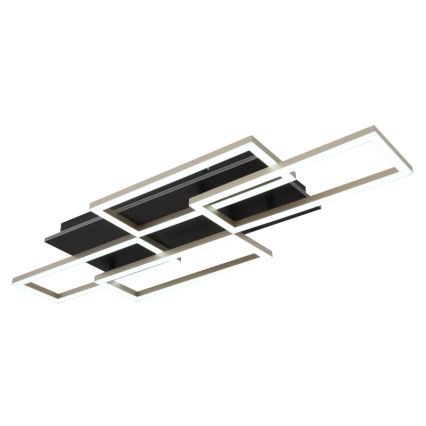 Globo - LED griestu gaismeklis ar regulējamu spilgtumu LED/40W/230V 2700-6500K 32,5x87,5 cm melns + tālvadības pults