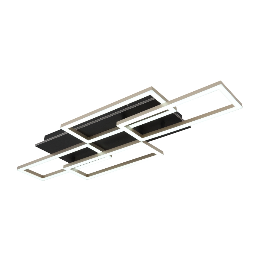 Globo - LED griestu gaismeklis ar regulējamu spilgtumu LED/40W/230V 2700-6500K 32,5x87,5 cm melns + tālvadības pults