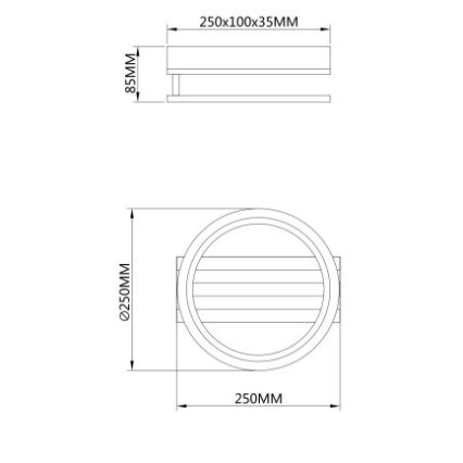 Globo - LED Griestu gaismeklis LED/10W/230V 3000/4200/600K