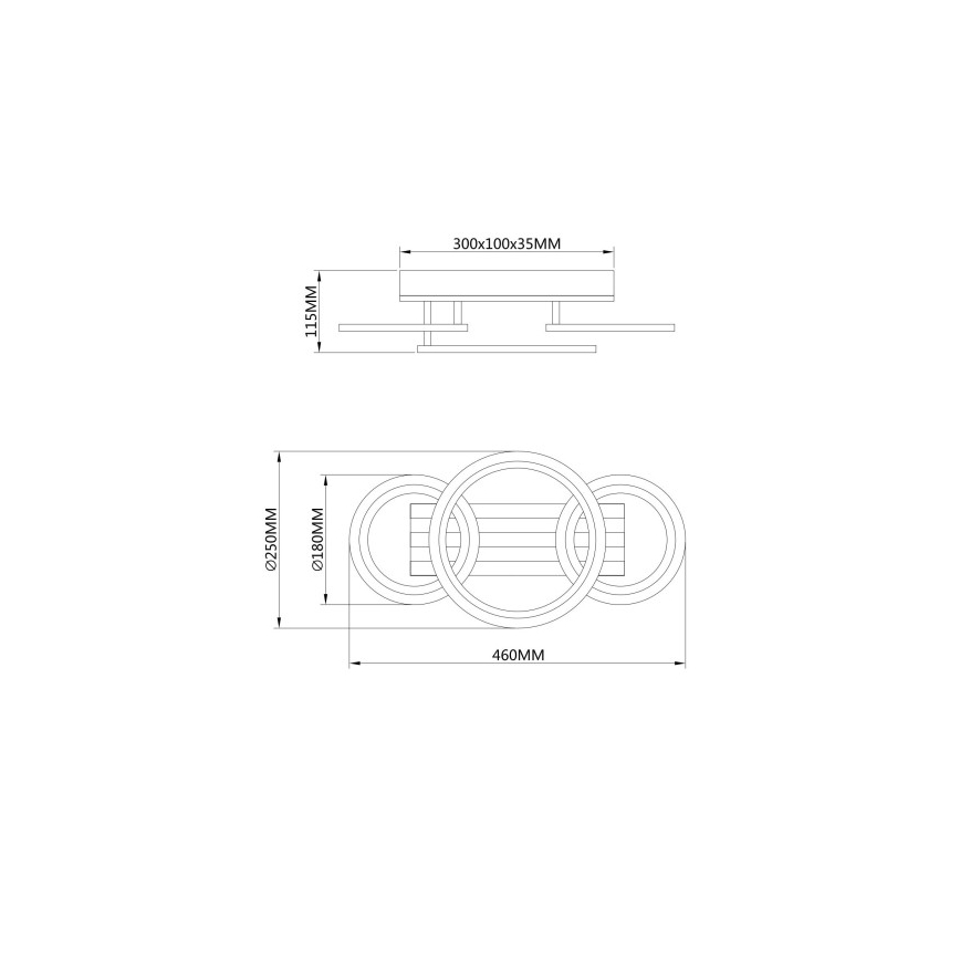 Globo - LED griestu gaismeklis LED/21W/230V 3000/4200/6000K