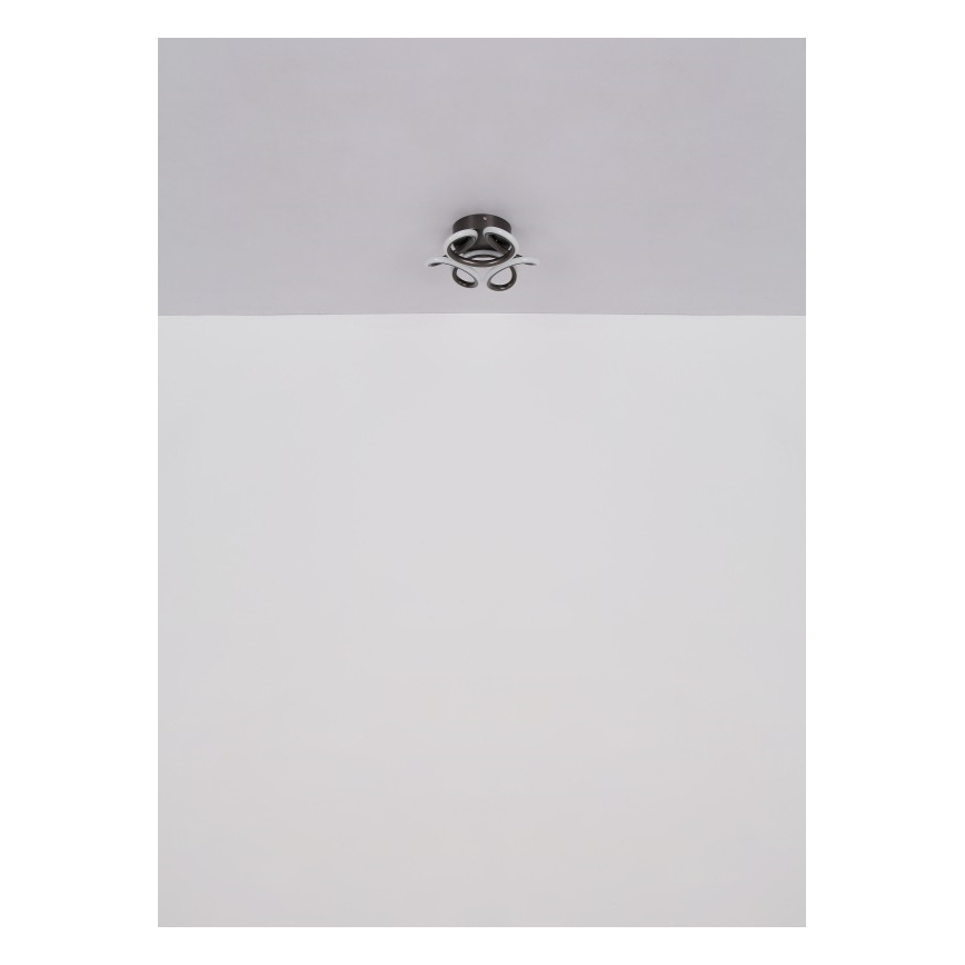 Globo - LED griestu lampa LED/24W/230V 2700/4000/6000K diametrs 26 cm melna