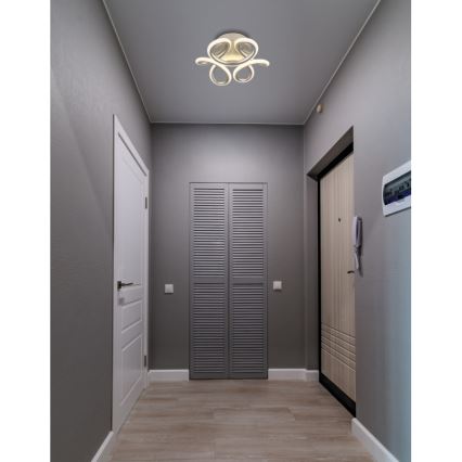 Globo - LED Griestu lampa LED/24W/230V 2700/4000/6000K d. 26 cm matēts hroms