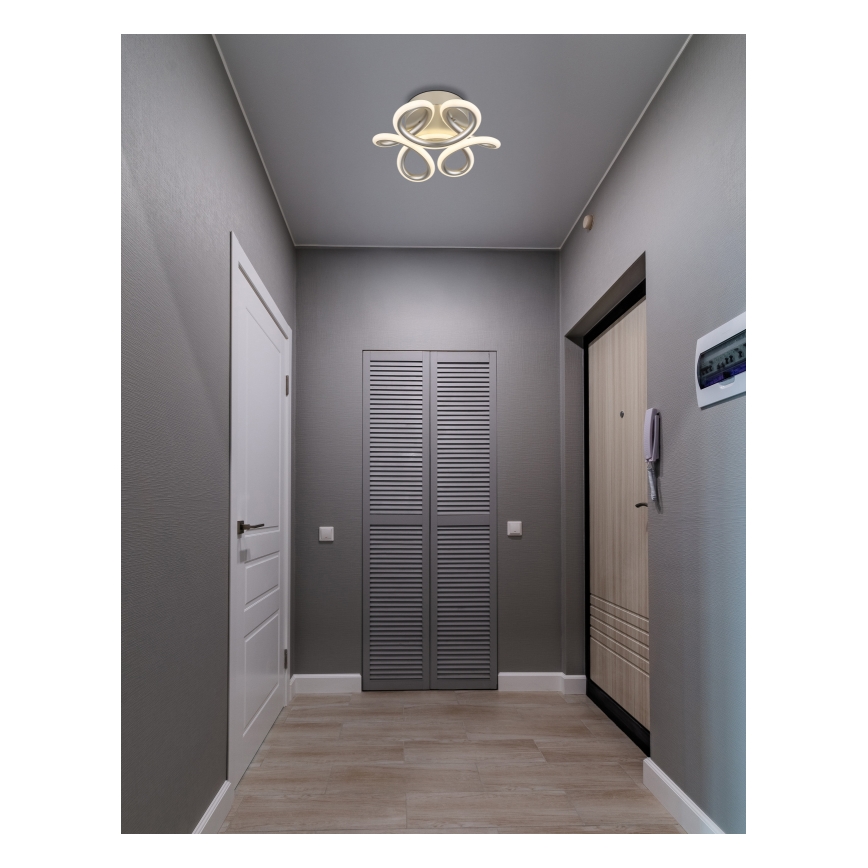 Globo - LED Griestu lampa LED/24W/230V 2700/4000/6000K d. 26 cm matēts hroms