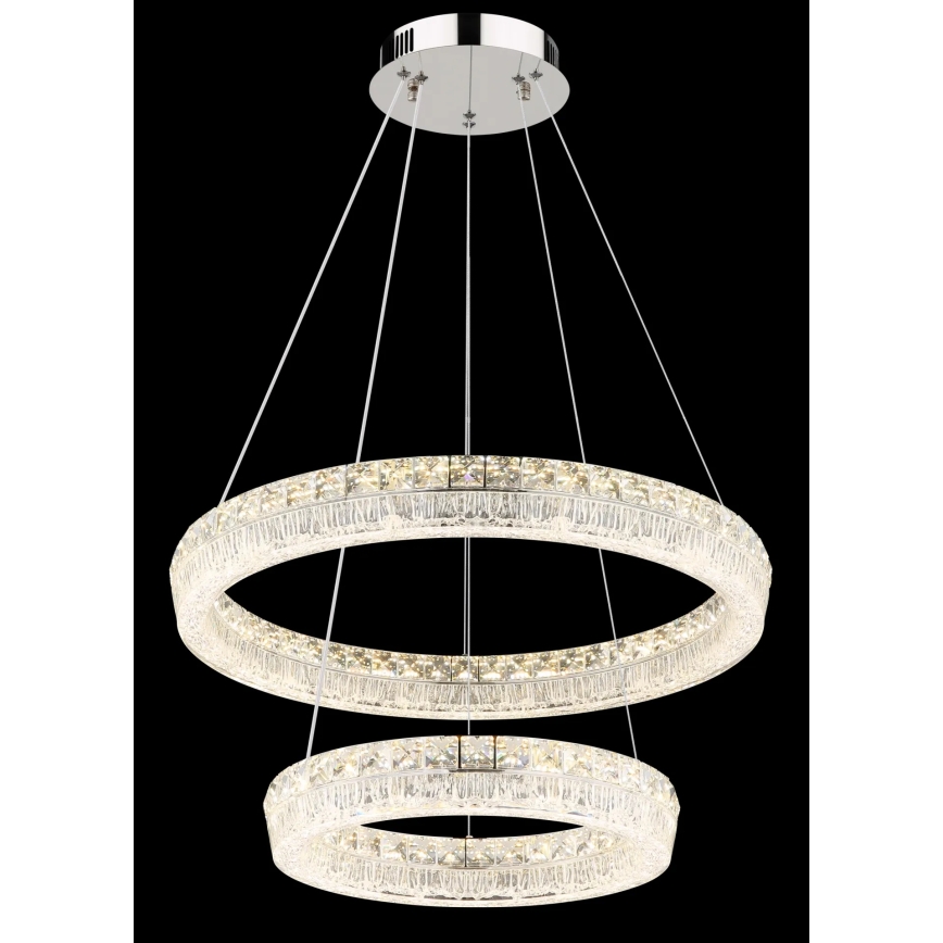 Globo - LED regulējama pakaramā lampa ar vadu LED/60W/230V 2700-6000K caurspīdīga + ar tālvadību